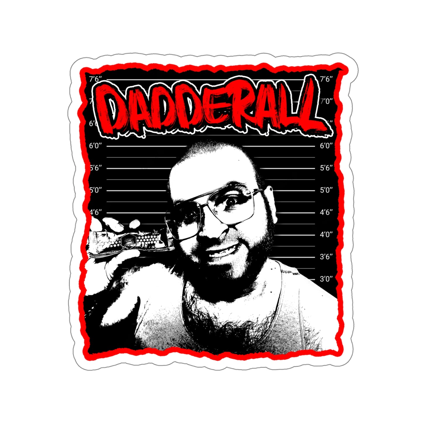 Mugshot Sticker