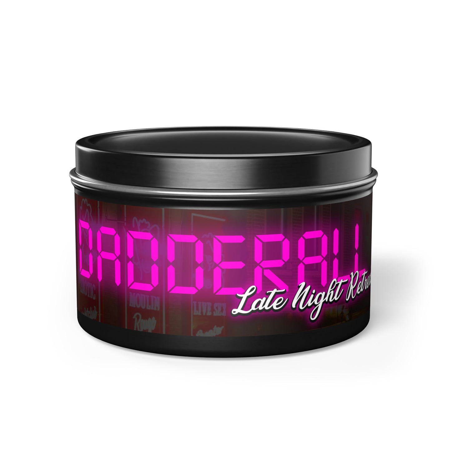 Dadderall District Tin Candle (8oz)