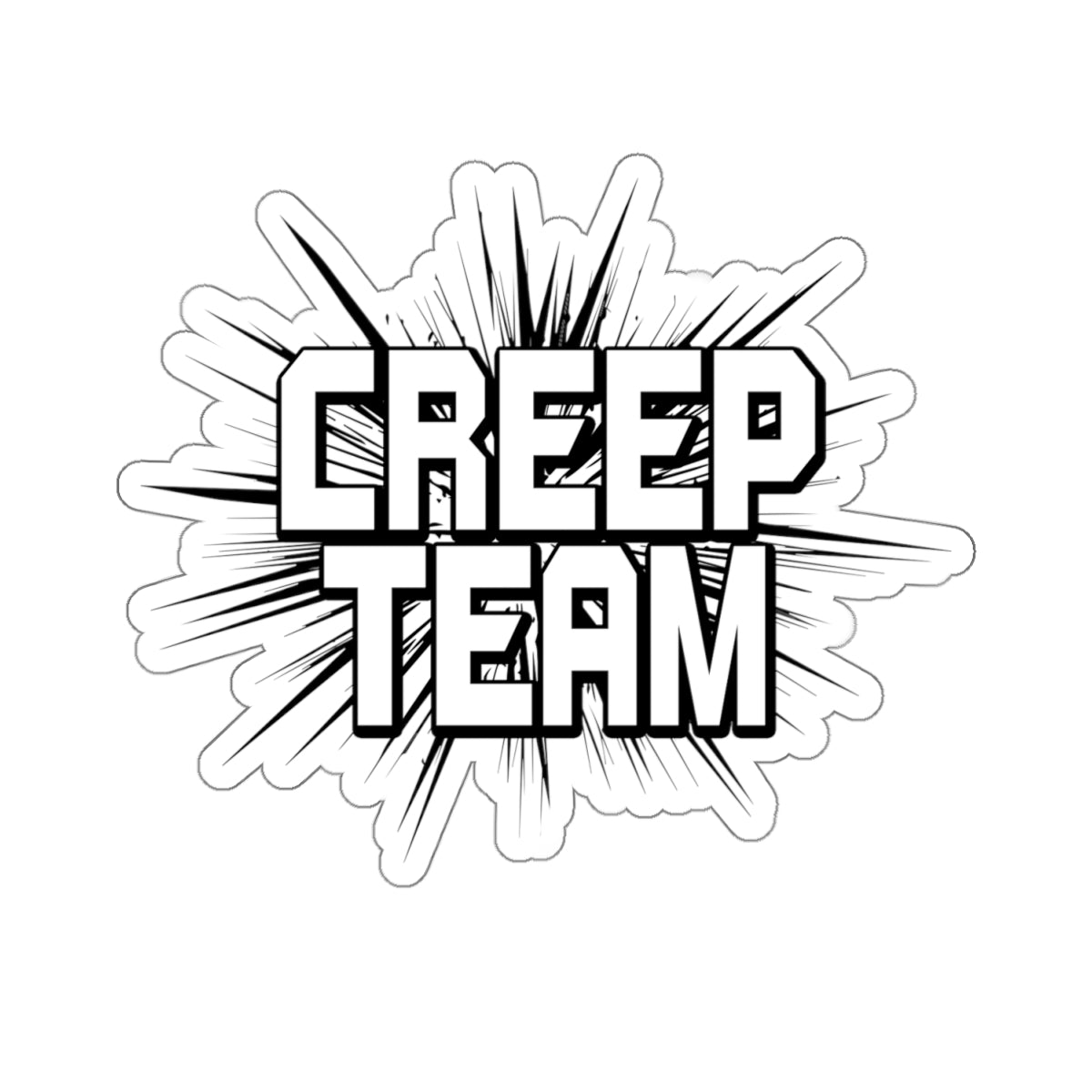 Creep Team Blast Sticker