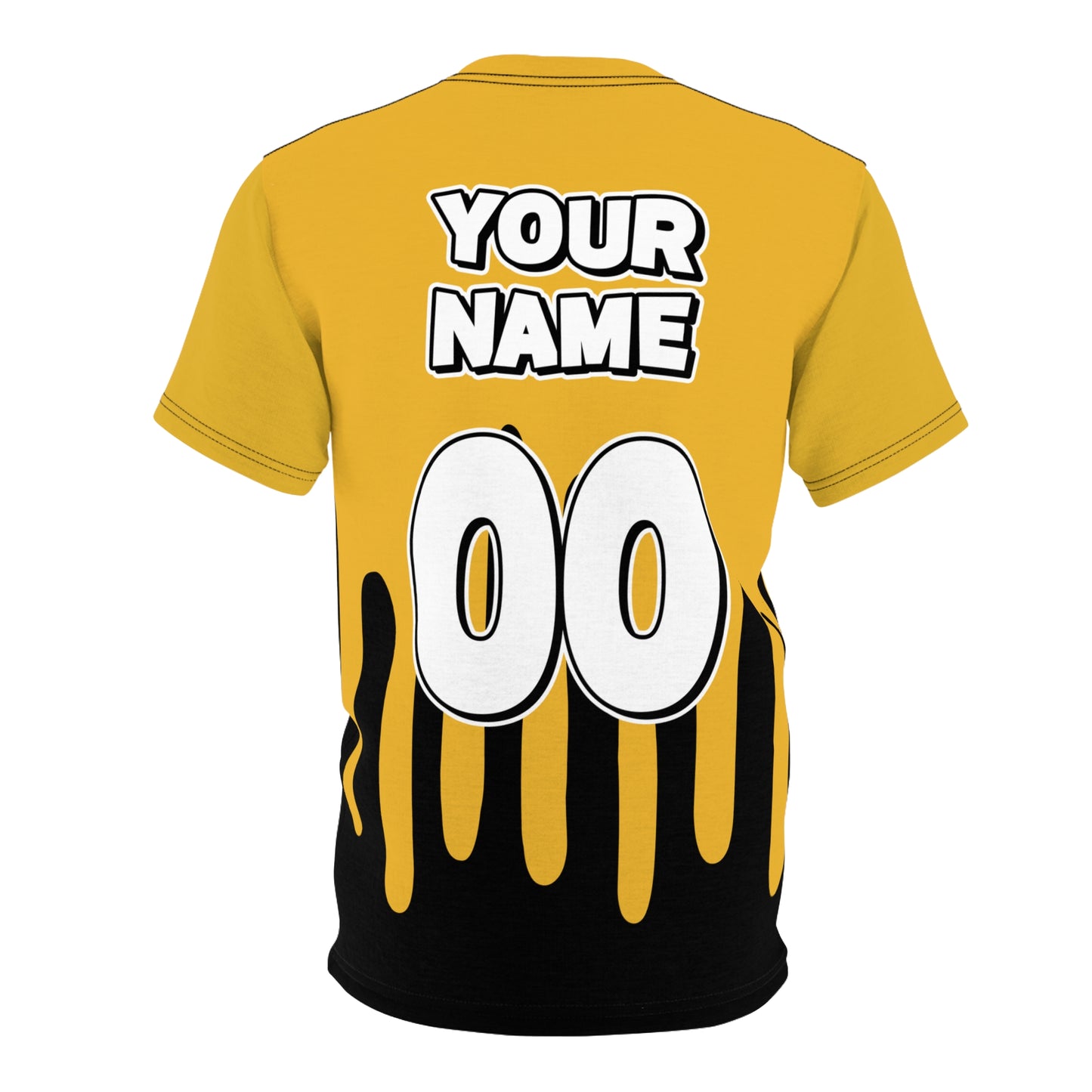 Custom Slime Drip T-Shirt (Gold)