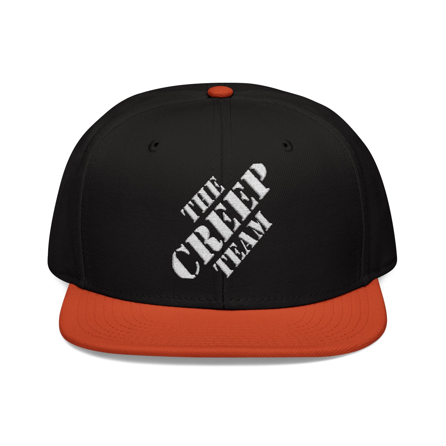 Creep Depot Black & Orange Embroidered Snapback