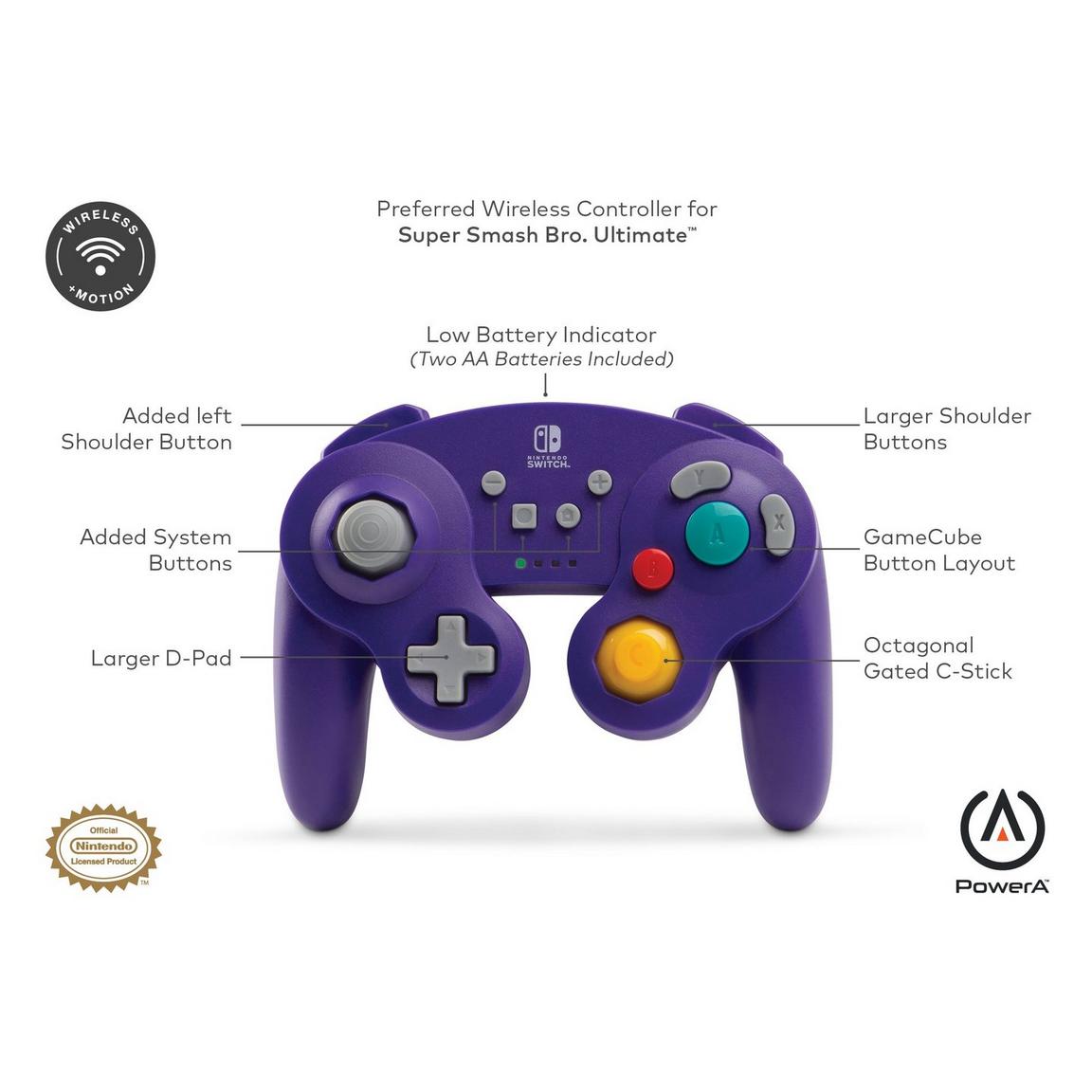 GameCube Style (Wireless Nintendo Switch Controller)