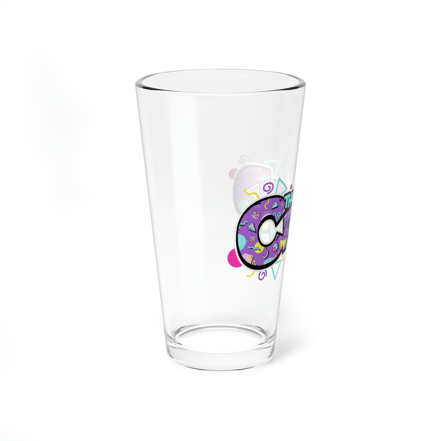 90s Creep Team Logo Mixing Glass, 16oz
