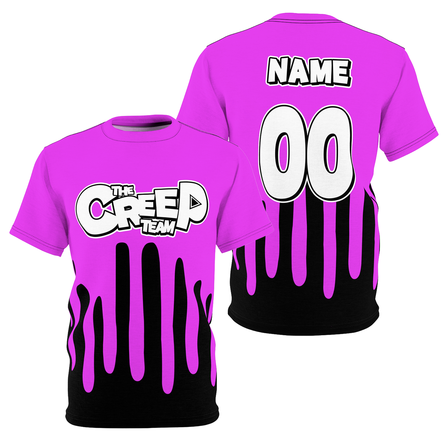 Custom Slime Drip T-Shirt (Pink)