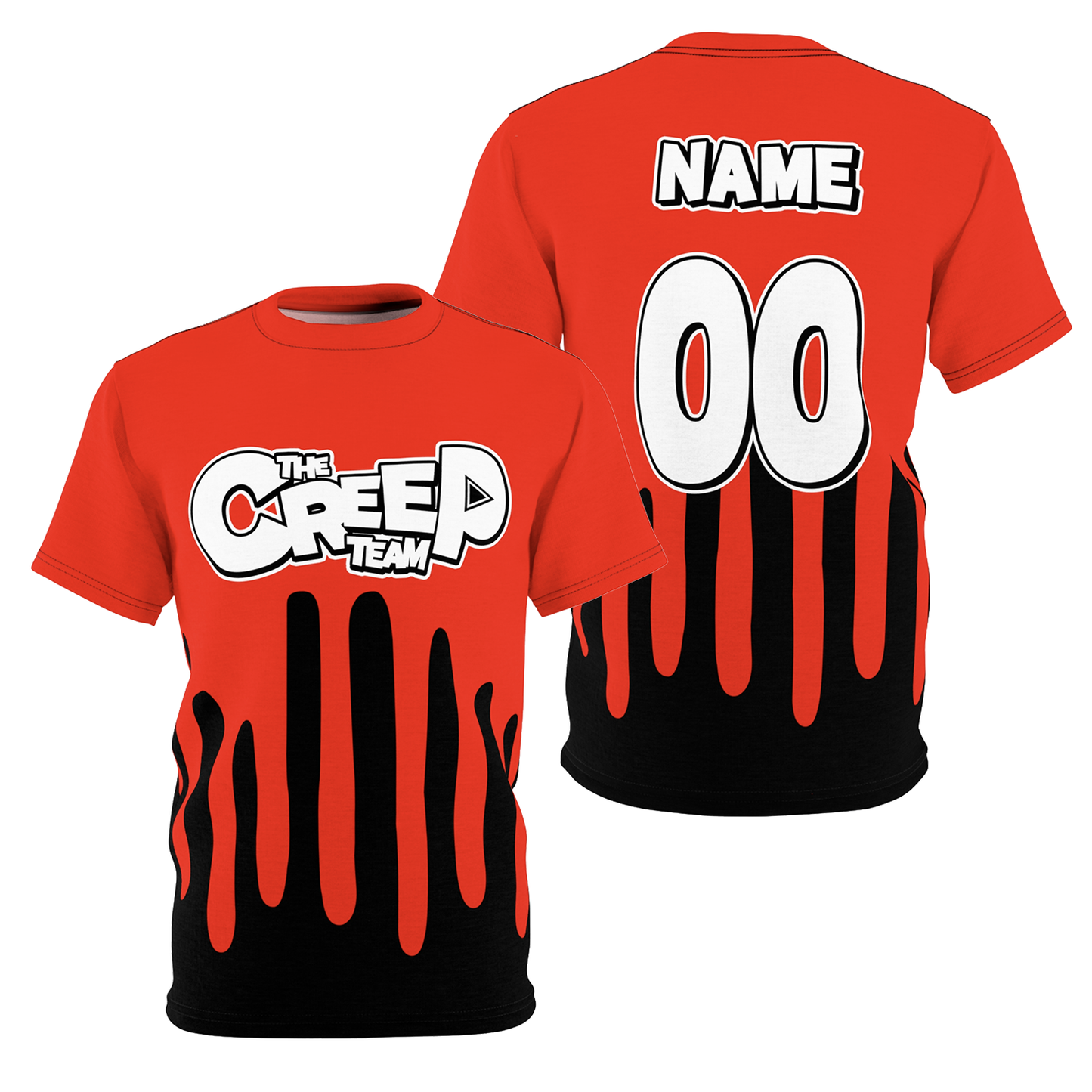 Custom Slime Drip T-Shirt (Red)