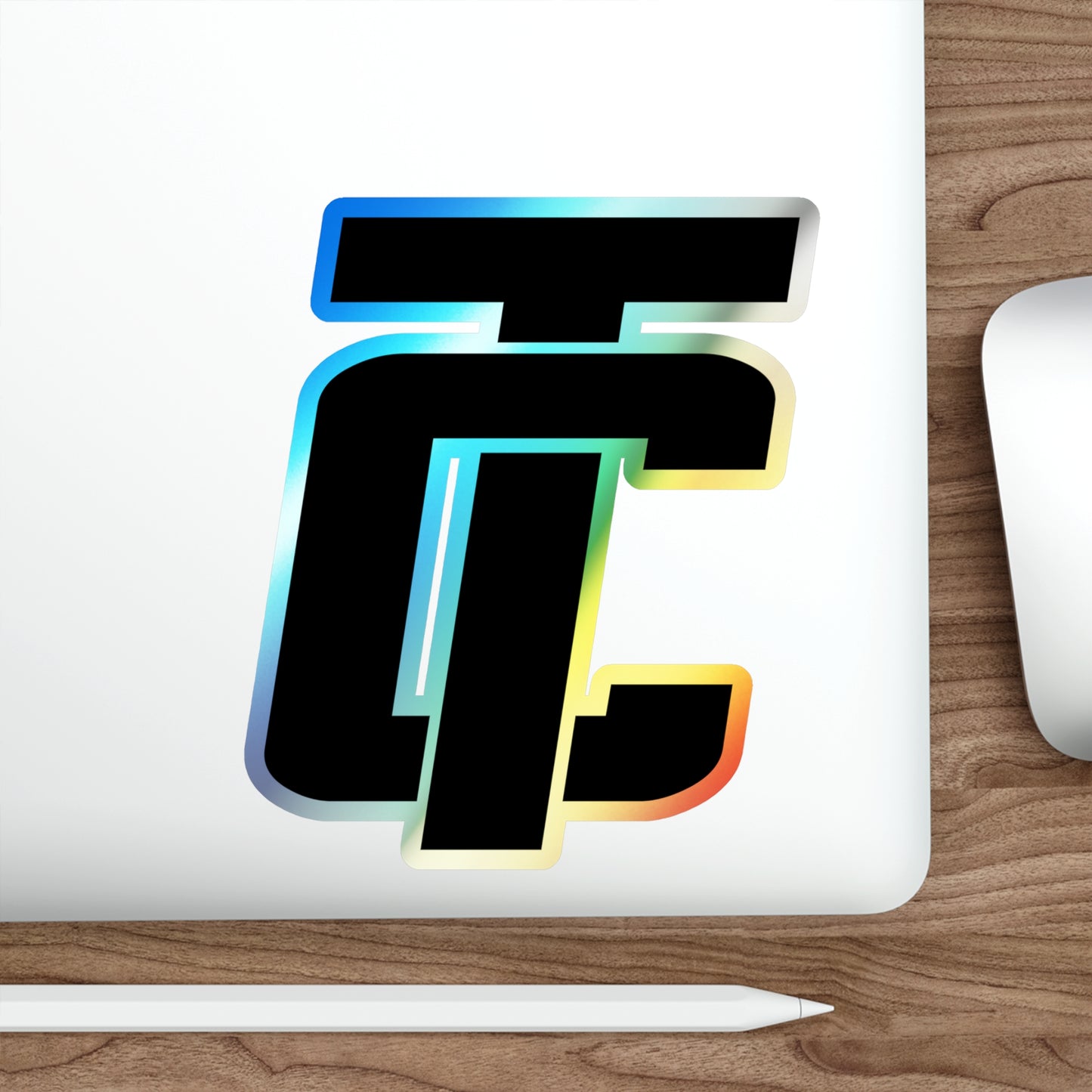 CT Logo Holographic Sticker