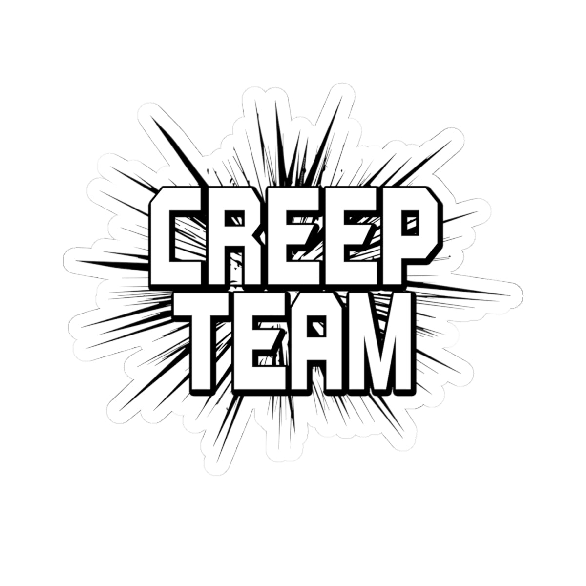Creep Team Blast Sticker