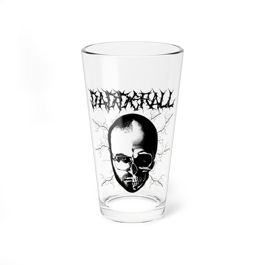Death Metal Dadderall Mixing Glass, 16oz