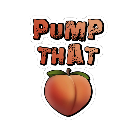 Pump That Peach Sticker