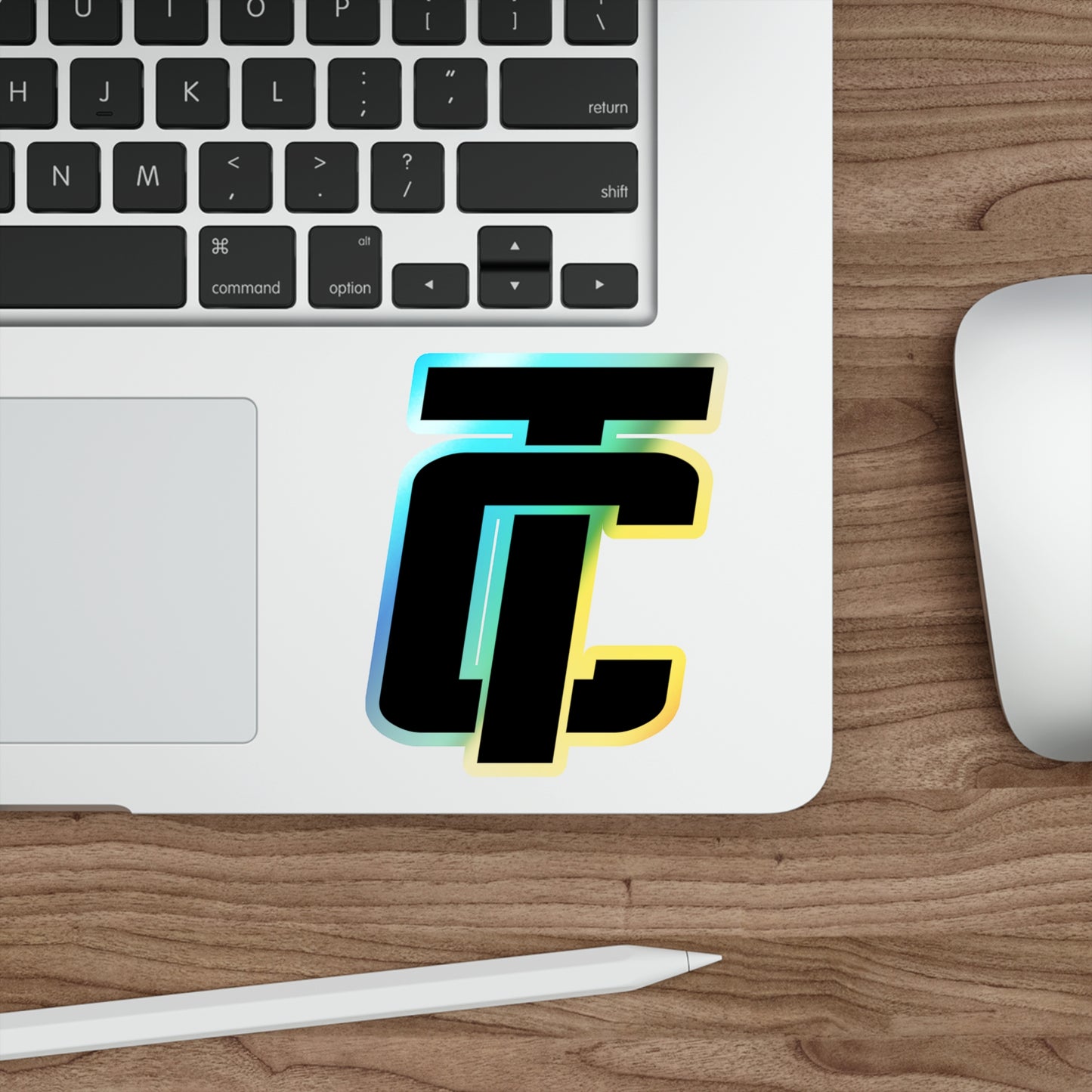 CT Logo Holographic Sticker