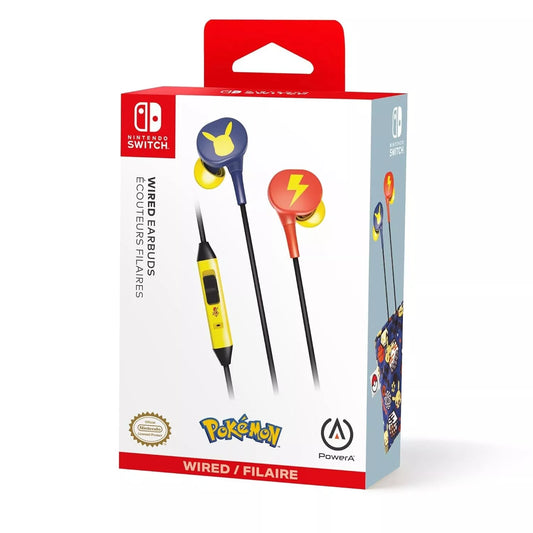 Pikachu Blossom (Nintendo Switch Wired Earbuds w/ mic)