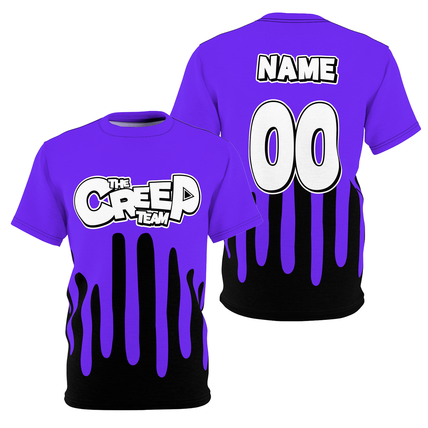 Custom Slime Drip T-Shirt (Purple)